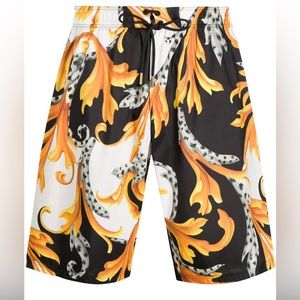 Versace Barocco Print Swim Shorts Size IT5 L